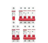 Interruttore Magnetotermico Interruttore automatico MCB 1P 2P 3P 4P DC 1000V, protezione da sovraccarico, 6A 10A 16A 20A 25A 32A 40A 50A 63A(1P,25A)