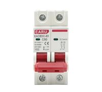 Interruttore Magnetotermico Interruttore automatico MCB 2P DC 1000V di protezione da sovraccarico 6A 10A 16A 20A 25A 32A 40A 50A 63A DC1000V Fotovoltaico(10A)