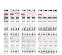 Interruttore Magnetotermico Interruttore di circuito interblocco trasferimento manuale a doppia alimentazione 1P 2P 3P 4P 40A 63A 125A sezionamento isolamento su rotaia(4,63A)