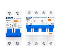Interruttore Magnetotermico Interruttore differenziale tipo C 2P 4P AC 230V MCB Protezione da perdite RCBO sovraccarico e cortocircuito RCCB(2P,20A)