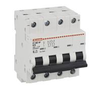 Interruttore magnetotermico Lovato P1MD 1000V DC 16A 5kA curva B 4 moduli P1MD4PB16