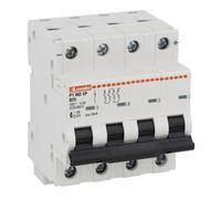 Interruttore magnetotermico Lovato P1MD 1000V DC 25A 5kA curva B 4 moduli P1MD4PB25