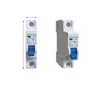 Interruttore magnetotermico MCB DZ47-63 230V 400V Mini interruttore automatico 1P 2P 3P 4P 6A 16A 32A 40A 50A 63A(6A)