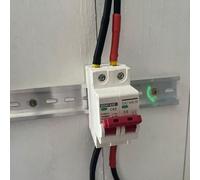 Interruttore Magnetotermico Miniatura di CC Miniaturizzato,2P 1000V DZ47-63Z Sezionatore DC Fotovoltaico Guida DIN Sezionatore Interruttore Automatico Bassa Tensione per Illuminazione Residenziale