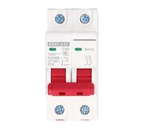 Interruttore Magnetotermico Miniatura di CC Miniaturizzato,2P 1000V DZ47-63Z Sezionatore DC Fotovoltaico Guida DIN Sezionatore Interruttore Automatico Bassa Tensione per Illuminazione Residenziale