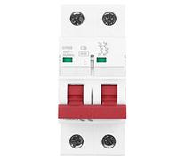 Interruttore Magnetotermico Miniature 2P 400VAC 16A - 32A Piccole Dimensioni - Protezione Sovraccarico e Cortocircuito, Indicatore Contatti, Uso Residenziale e Industriale (mio fratello)