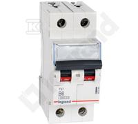 Interruttore magnetotermico S 302 2P B 6A 6000A TX3 403383
