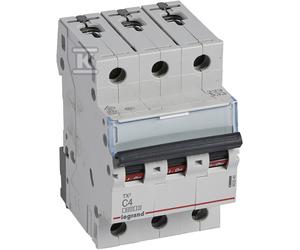 Interruttore magnetotermico S 303 3P C 4A 6000A TX3 403540
