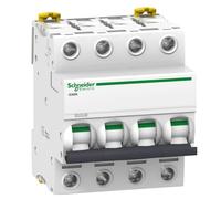Interruttore magnetotermico Schneider 4P 6A 6KA C 4M iC60N A9F79406