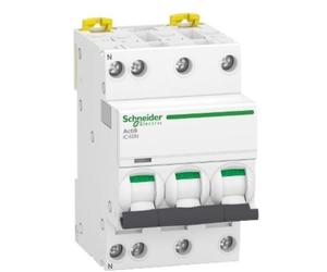Interruttore magnetotermico Schneider Electric Acti9 iC40N 3P+N 10A 6000A curva