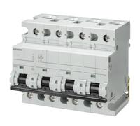 Interruttore magnetotermico Siemens 4P 125A 10kA tipo C 6 moduli 5SP44927