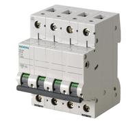 Interruttore magnetotermico Siemens 4P 63A 6kA tipo C 4 moduli 5SL64637BB