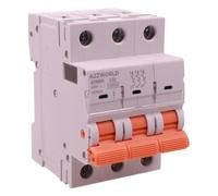 Interruttore Magnetotermico Trifase 3P 16A C16, MCB Curva C 10kA, 3 Moduli DIN 400V, Serie Professionale GYM9H, Accoppiabile con Bobina di Sgancio GA01231 GA01232