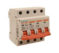 Interruttore Magnetotermico Trifase 4P 16A C16, Curva C 6kA, 4 Moduli DIN 380V AC, Certificato IEC60898-1, Serie SB6L
