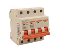 Interruttore Magnetotermico Trifase 4P 20A C20, Curva C 10kA, 4 Moduli DIN 380V AC, Certificato IEC60898-1, Serie PB8H