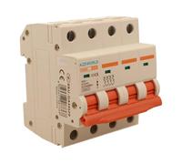 Interruttore Magnetotermico Trifase 4P 20A D20, Curva D 10kA, 4 Moduli DIN 380V AC, Certificato IEC60898-1, Serie PB8H Professionale