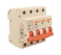 Interruttore Magnetotermico Trifase 4P 25A D25, Curva D 10kA, 4 Moduli DIN 380V AC, Certificato IEC60898-1, Serie PB8H Professionale