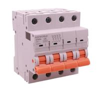Interruttore Magnetotermico Trifase 4P 40A C40, MCB Curva C 10kA, 4 Moduli DIN 400V, Serie Professionale GYM9H, Accoppiabile con Bobina di Sgancio GA01231 GA01232