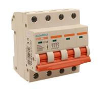 Interruttore Magnetotermico Trifase 4P 63A D63, Curva D 10kA, 4 Moduli DIN 380V AC, Certificato IEC60898-1, Serie PB8H Professionale