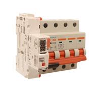 Interruttore Magnetotermico Trifase Con Riarmo Automatico, Curva C 50A, 4P 10kA 380V, 5 Moduli DIN, 3 Tentativi (10s/60s/300s)