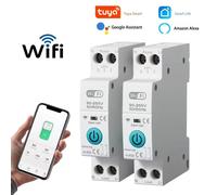 Interruttore Magnetotermico Wifi Tuya App Alexa Google Assistant Corrente
