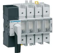 Sezionatore Hager 4P 125A 8 moduli con comando rotativo HAE412