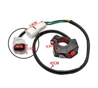 Interruttore Manubrio 22mm per Moto ON OFF Fendinebbia Avviamento Kill Switch