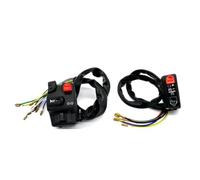 Interruttore manubrio da moto Interruttore Del Clacson E Controllo Dei Segnali Da 22mm Per L'avvio Della Lampada Elettrica Dell'indicatore Direzione Del Pulsante Del Clacson Universale(1pair)