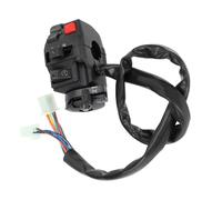 Interruttore manubrio moto Comando A Manubrio Per Moto Diametro 22mm Comando Universale Arresto Motore Avviamento Luci Starter Aria Fari Abbaglianti/anabbaglianti E Acceleratore.