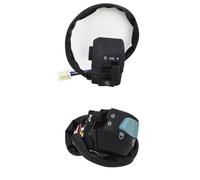 Interruttore Manubrio Moto Gruppo Interruttore Multifunzione con Pulsante Luce Manubrio Moto Compatibile con YBR125(Left And Right)