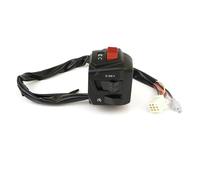Interruttore Manubrio Moto Interruttore Manubrio Moto da 22 mm con Starter, clacson, indicatore di direzione e Pulsante di avviamento Elettrico Compatibile con Pulsar NS 150 200 AS 200(Right)