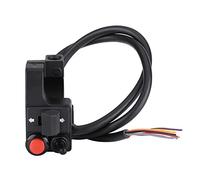 Interruttore manubrio moto, interruttore manubrio moto in plastica ABS per manubri 7/8 "(22 mm) di diametro
