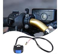 Interruttore manubrio moto tuning parte con protezione da sovraccarico - Pulsante interruttore luce per U5 U7 Spotlight on per quad E-Scooter fuoristrada