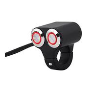 Interruttore manubrio moto, universale 7 / 8inch 22mm Interruttore manubrio moto moto manubrio faro fendinebbia fendinebbia ON/OFF con indicatore luminoso (Type-D)