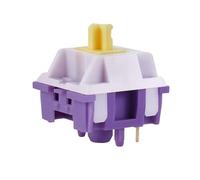 Interruttore meccanico lineare a 5 pin, 45 gf, corsa totale 3,5 mm, digitazione silenziosa e fluida, stelo in POM, parte superiore in PC, base in nylon, ideale per tastiere personalizzate (10 pezzi)