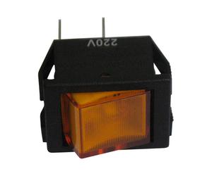 Interruttore Melchioni luminoso bipolare arancio ON-OFF 433329067