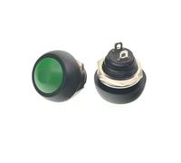 Interruttore mini a 2 pin, 12 mm, 1 A, Pbs33b, 12 V, pulsante momentaneo, reset, non bloccabile, Pbs-33b, 10 pezzi(Green 1PCS)