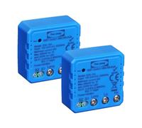 Interruttore MINI r2 Fai-da-te Smart Switch Piccolo corpo Telecomando WiFi Supporto esterno Funziona con Google Home e Alexa (2pcs)