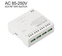 Interruttore modulo di controllo 4CH AC85 250V per Tuya WIFI RF (con custodia)