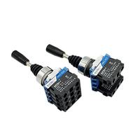 Interruttore momentaneo 1 pz HKC 22mm Joystick Switch Momentaneo Monolever Cross Rocker Interruttore Master 2/4 vie Auto-reset Auto-blocco(2 Way Self Lock)