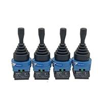 Interruttore momentaneo 1 PZ Nuovo Tipo 30mm Monolever Cross Rocker Master Switch Joystick Auto-reset Auto-blocco 2NO 4NO(4 Way Self Lock)