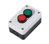 Interruttore momentaneo station box Segno di freccia che indica avvio arresto automatico momentaneo pulsante impermeabile interruttore emergenza scatola controllo portatile industriale(J)