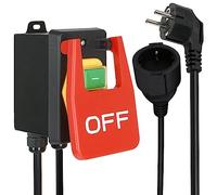 Interruttore monofase da 220 V, interruttore di sicurezza, interruttore di tensione zero con presa, interruttore di emergenza, interruttore per lo spegnimento rapido di tavolo di fresatura e altri
