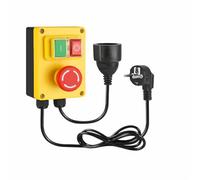 Interruttore monofase da 230 V, interruttore di sicurezza con presa per macchine per la lavorazione del legno, innesco a tensione zero, per gli utenti fai da te