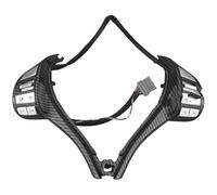 Interruttore Multifunzione sul Volante 25550-3TA3A Per Nissan Per NAVARA 2017-2021 Per Xterra TERRA 2018-2020 Interruttore Al Volante Controllo Della Velocità Crociera(Carbon fiber)