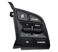 Interruttore Multifunzione sul Volante Per Hyundai Per Tucson 2016-2019 96710-D3500 Interruttori controllo remoto al volante regolazione volume Pulsante Bluetooth Musica(Right cruise switch)