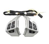 Interruttore Multifunzione sul Volante Per Mitsubishi Per ASX Laner Per Outlander XL 2007 2012 Interruttore Cruise Control Pulsante Al Volante(Silver Black)