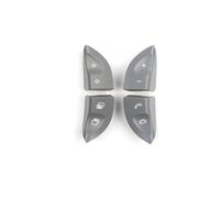 Interruttore Multifunzione sul Volante Pulsanti Di Controllo Dell'interruttore Del Volante Dell'auto Per Benz W220 S430 S500 S600 CL500 CL600(Gray 1 pair)