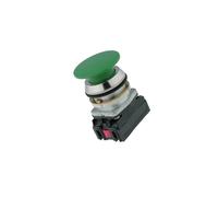 Interruttore NEF30-DZXY: pressione asta 30 mm. Pos: 1 NC + NO verde IP55 puls...