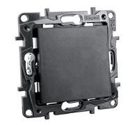 Interruttore on/off 10 AX nero Niloe Step interruttore della luce